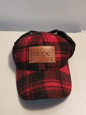 Legacy Black and Red Mesh Trucker Cap